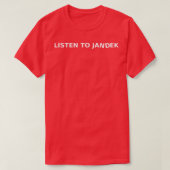T-shirt Écouter Jandek (Design devant)