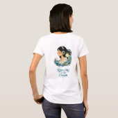 T-shirt Écouter l'océan (Dos entier)