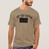 T-shirt Écouter Sip Sit Tee (Devant)