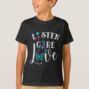 T-shirt Écouter Soins Amour Prévention du suicide - Graphi