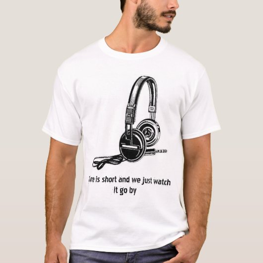 T-shirt Écouteurs de domestiques de mètre (Devant)