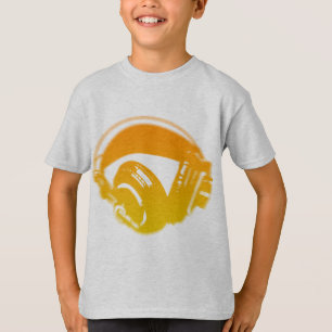 T-shirt Écouteurs du DJ - jockey de disque de musique