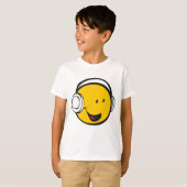 T-shirt Écouteurs Emoji (Devant entier)