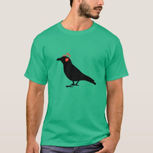 T-shirt Écouteurs Raven (Devant)
