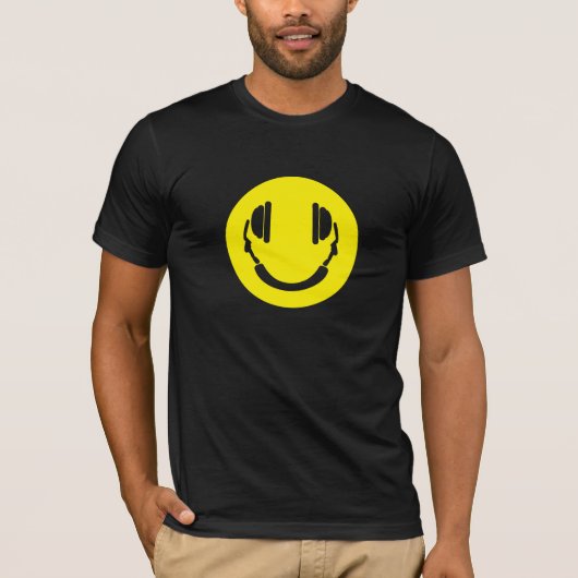 T-shirt Écouteurs Sourire (Devant)