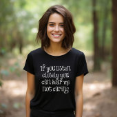 T-shirt Écoutez de près