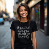 T-shirt Écoutez de près