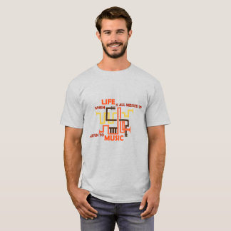 T-shirt Écoutez la musique
