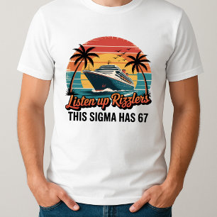 T-shirt Écoutez Les Rizzlers Cette Sigma A 67 Aura