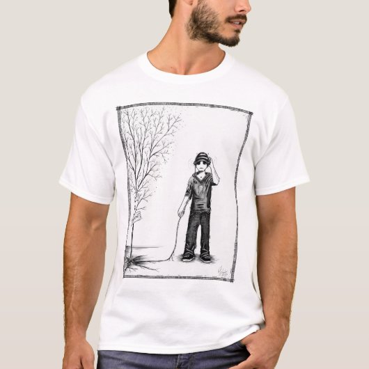 T-shirt "Écoutez" par Kelly Halpin (Devant)