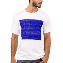 T-shirt écran bleu Windows de la mort