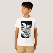 T-shirt Écran comique nocturne le plus noir 2 (Devant entier)