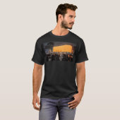 T-shirt Écran couleur TEE orange (Devant entier)