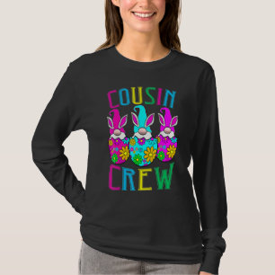 T-shirt Écran Cousin Famille De Lapin De Pâques Jumelé