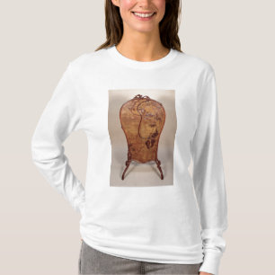 T-shirt Écran de feu avec la marqueterie de divers bois