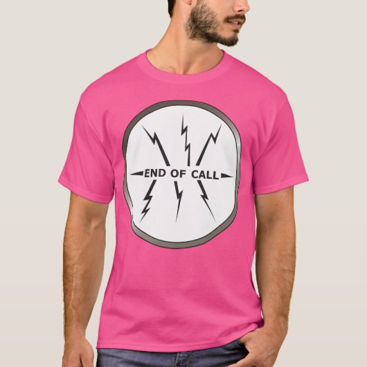 T-shirt Écran "End Call" Vidéophone De "Thunderbirds" (Devant)