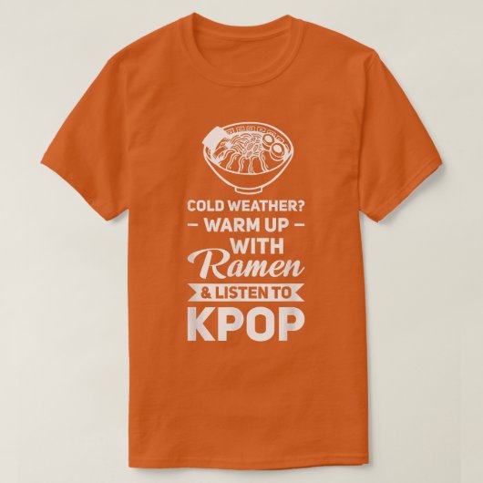 T-shirt Écran froid & écouter kpop kpop merch (Design devant)