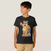T-shirt Écran mécanique de l'ours (Devant entier)