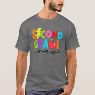 T-shirt Écran rétro de deuxième classe Boulon léger de 2e