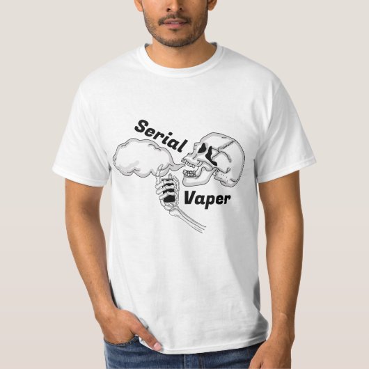T-shirt Écran série | Vapeur du crâne et des os (Devant)