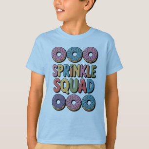 T-shirt Écrasage   Saupoudrer bébé