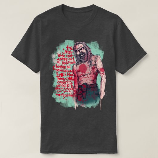 T-shirt Écrasé Sur Votre Pierre Tombée (Design devant)