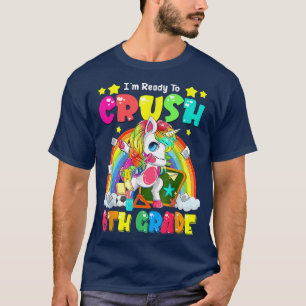 T-shirt Écrasez La Minicorne De 6E Année Retour À L'École