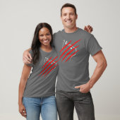 T-shirt Écrasez le chat drôle (Unisexe)