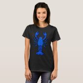 T-shirt Écrevisse bleue (Devant entier)