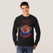 T-shirt Écrevisse Pun Pot ne peut pas recommander Fes ébul (Devant entier)