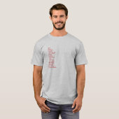 T-shirt écrimages (Devant entier)