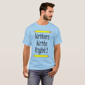 T-shirt Écrire correctement (Devant entier)