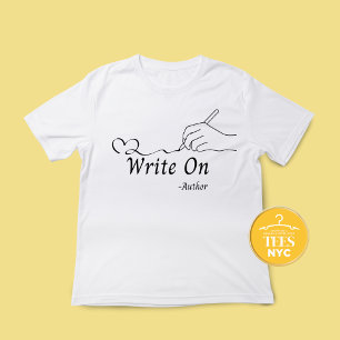 T-shirt Écrire Sur L'Auteur Long Sleeve
