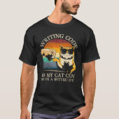 T-shirt Écrire Un Code Pour Que Mon Chat Puisse Avoir Une  (Devant)