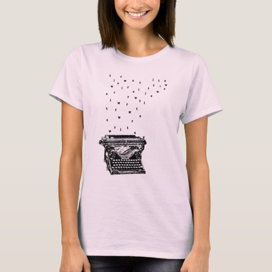 T-shirt Écrire un thé biologique (Devant)