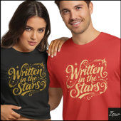 T-shirt Écrit dans les étoiles Script Grunge