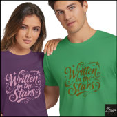 T-shirt Écrit dans les étoiles Script Grunge