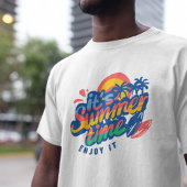 T-shirt Écriture À La Main D'Été