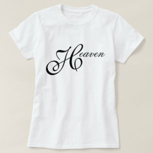 T-shirt Écriture céleste iconique, chic et minimaliste