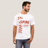 T-shirt Écriture chrétienne ASPIRE PLUS CHINE (Devant entier)
