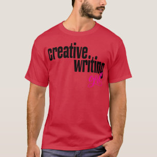 T-shirt Écriture créative fille