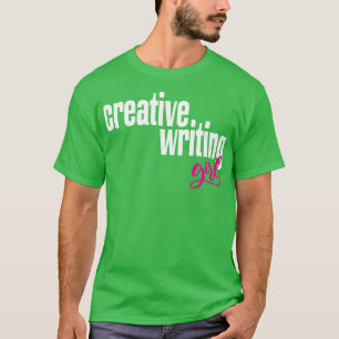 T-shirt Écriture créative fille 1