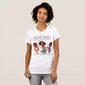 T-shirt Écriture de chanteurs afro-américains (Devant entier)