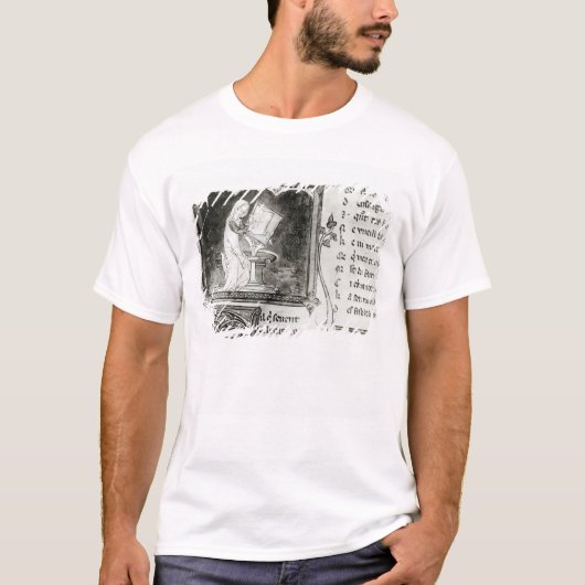 T-shirt Écriture de Marie De France (Devant)
