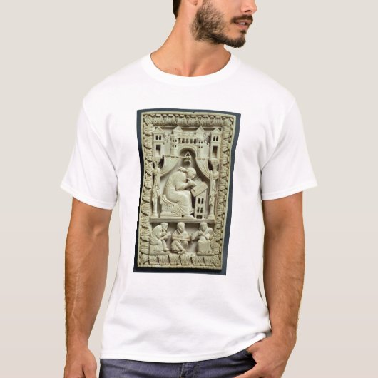 T-shirt Écriture de St Gregory avec des scribes ci-dessous (Devant)