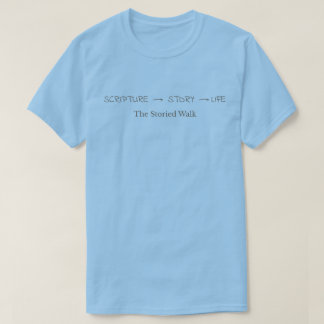 T-shirt Écriture  Histoire  Vie – Texte marron