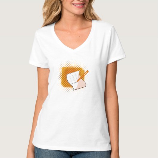 T-shirt Écriture Lover (Devant)