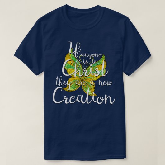 T-shirt Écriture Nouveau Papillon de création (Design devant)