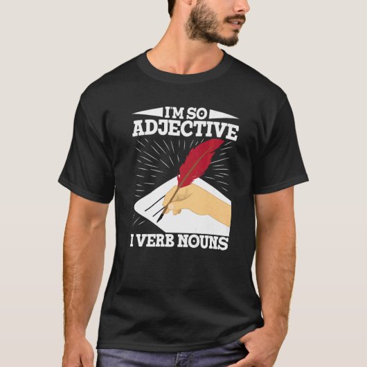 T-shirt Écriture Pour Auteurs Et Écrivains (Devant)