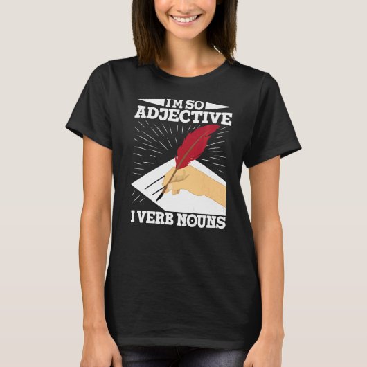 T-shirt Écriture Pour Auteurs Et Écrivains (Devant)